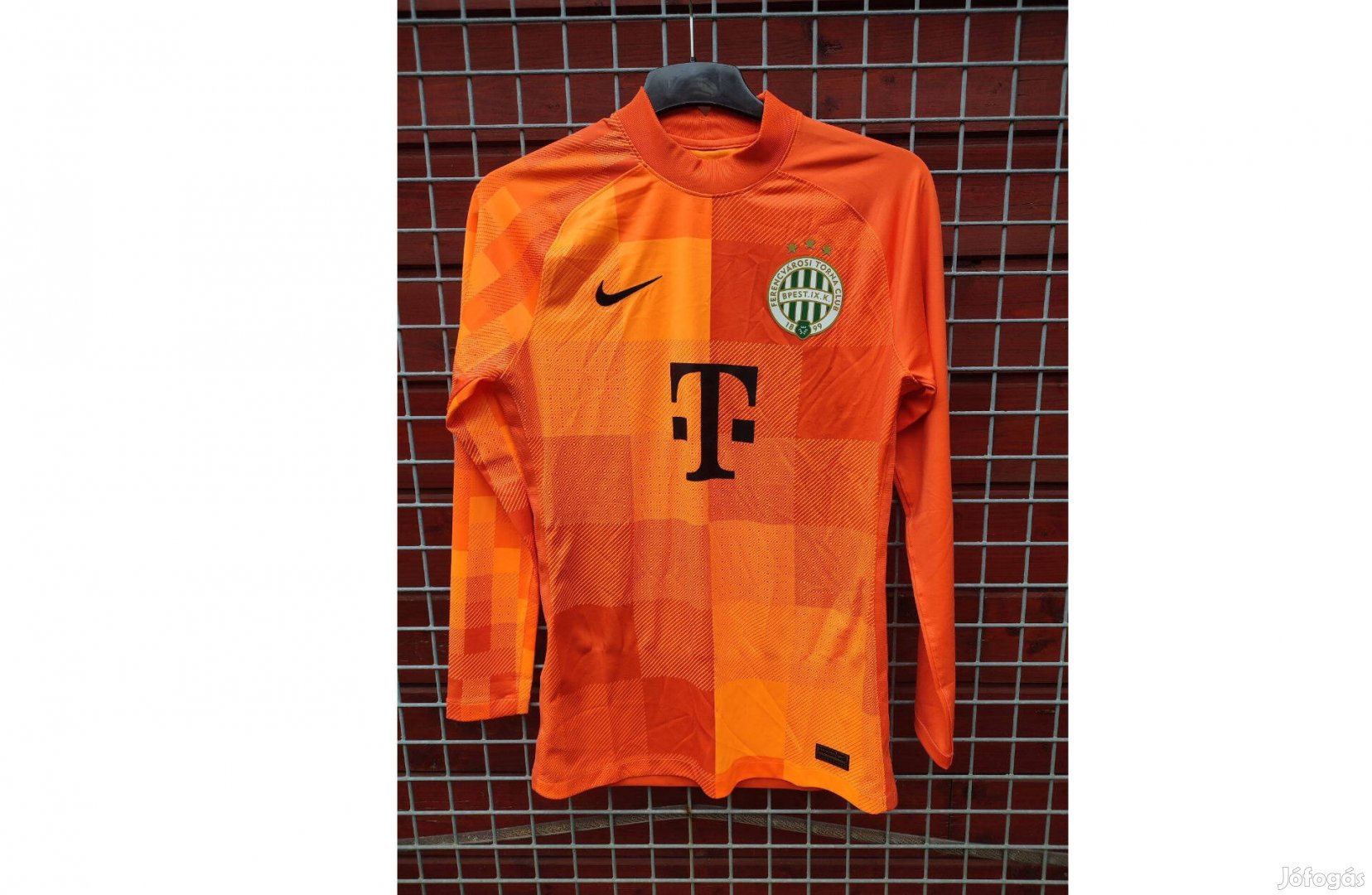 FTC Ferencvárosi TC eredeti Nike narancssárga hosszú ujjú kapus mez
