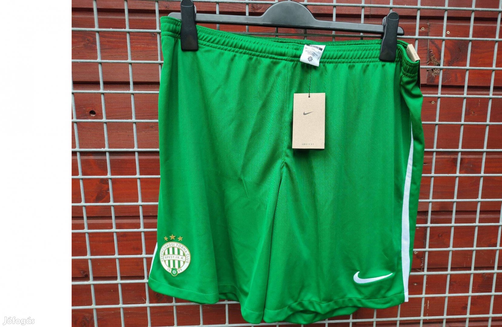 FTC Ferencvárosi TC eredeti Nike zöld fehér rövid nadrág (2XL)