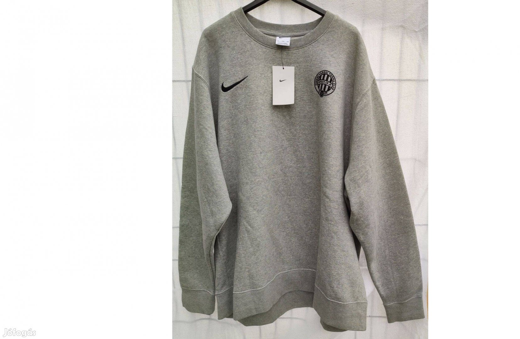 FTC Ferencvárosi TC szürke eredeti Nike pulóver (L, 2XL)