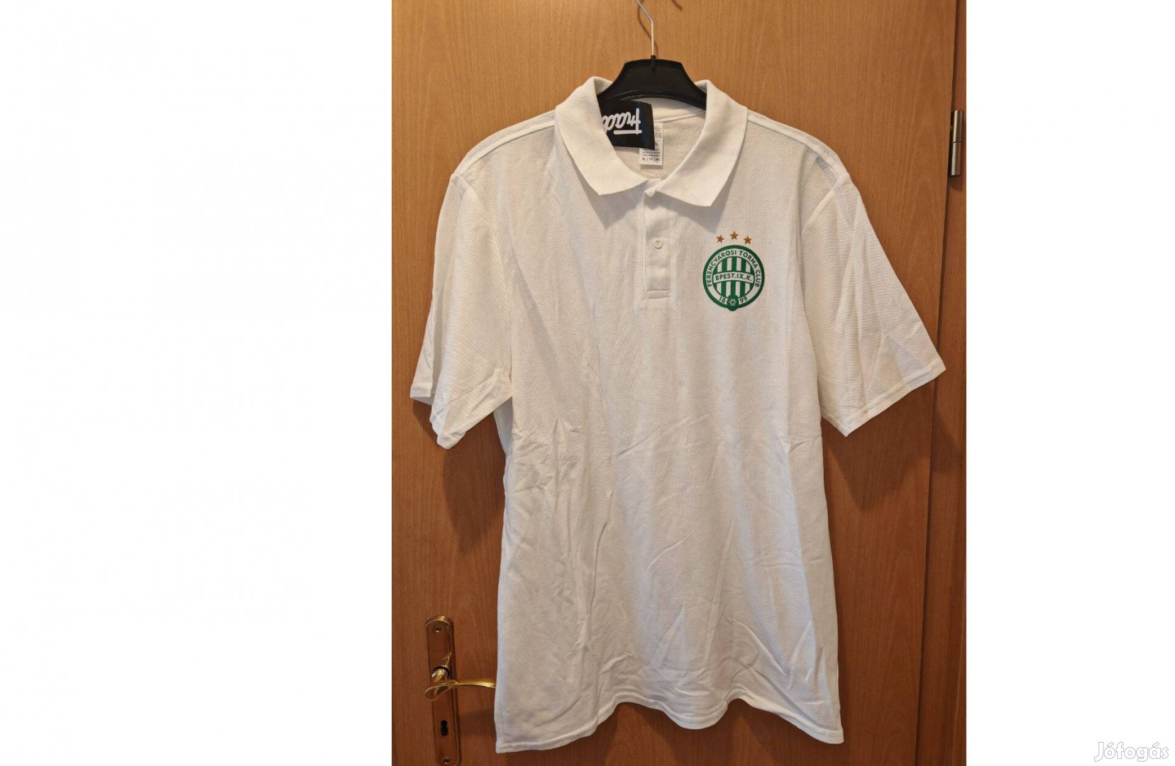 FTC fehér galléros szurkolói póló (XL)