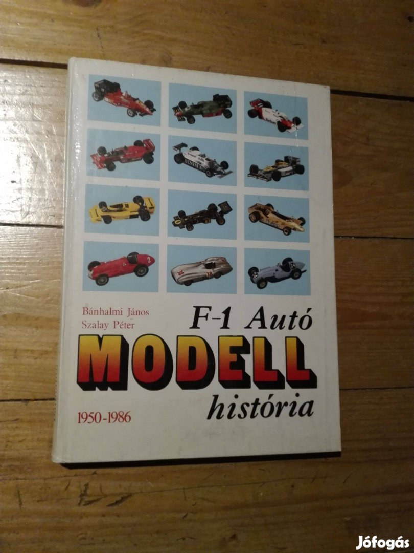 F-1 Autó modell história 1950 - 1996 könyv