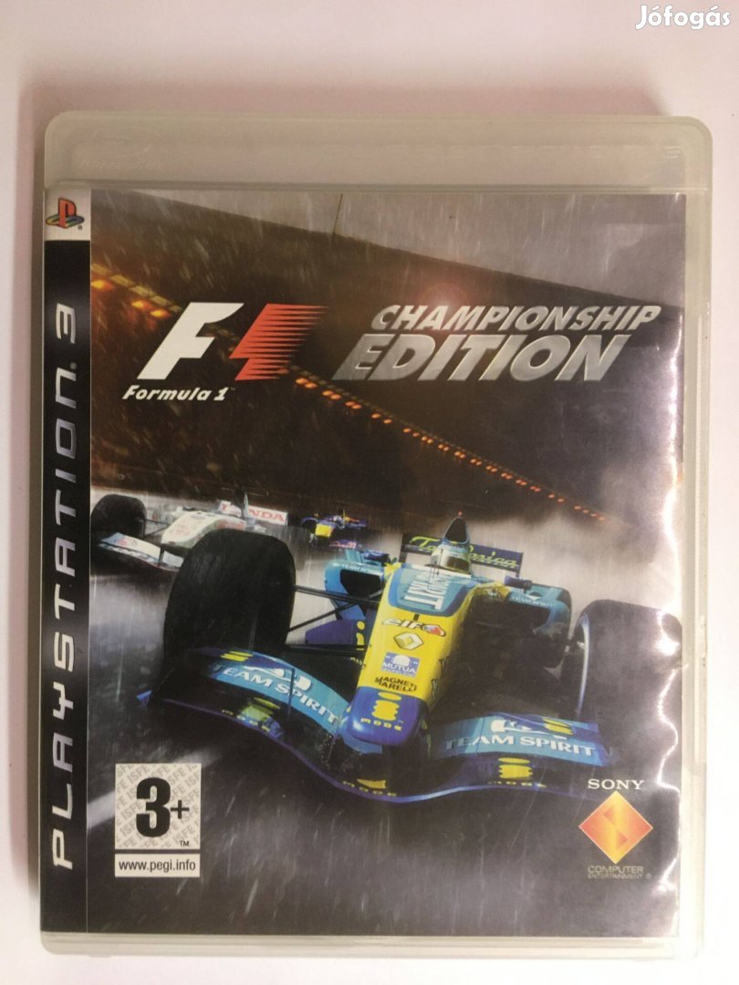 F 1 Championship Edition Playstation 3 Ps3 játék