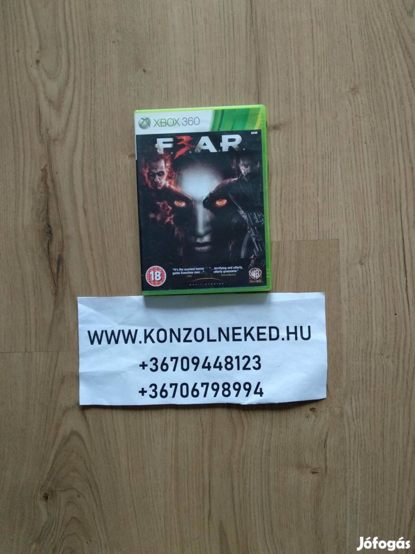 F.E.A.R. 3 Xbox One Kompatibilis Xbox 360 játék