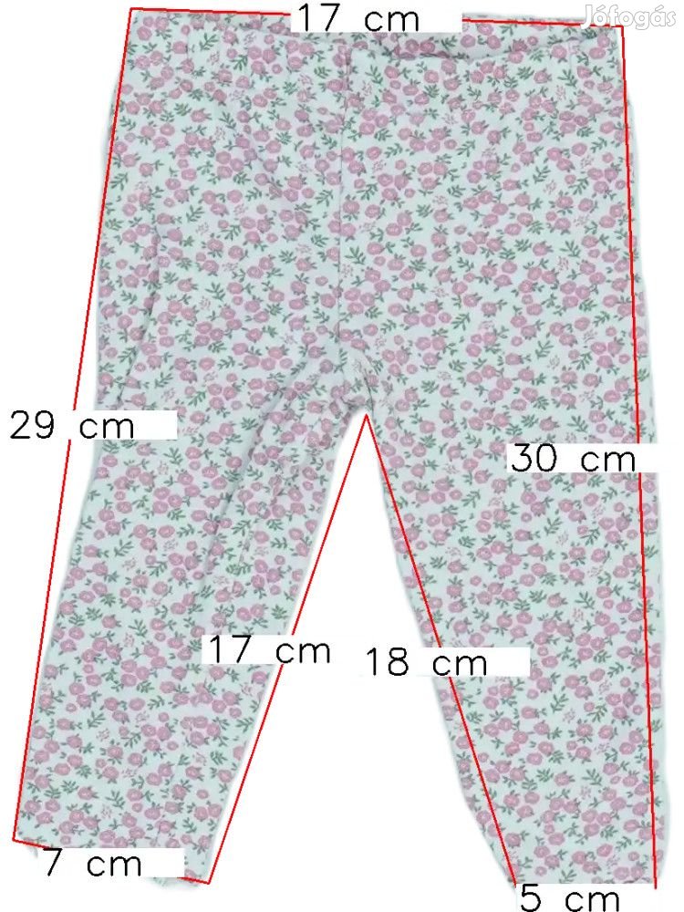 F&F/Fred&Flo Használt (újszerű) Lány Leggings (Méret: 62)