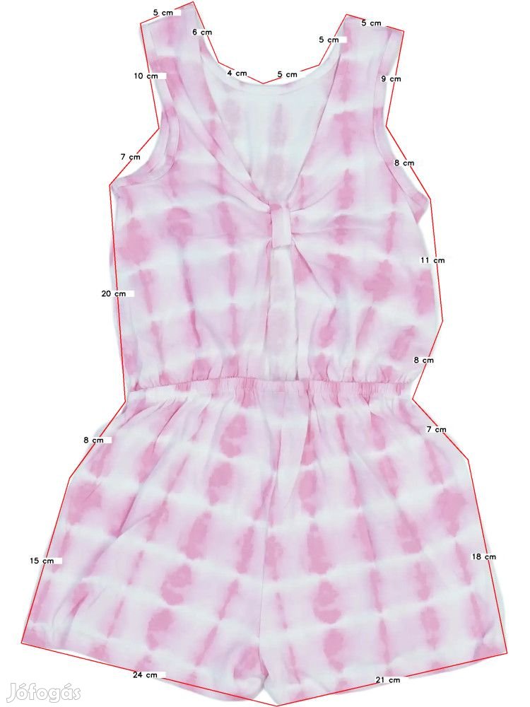 F&F/Fred&Flo Új (címkés) Lány Playsuit / Jumpsuit (Méret: 122)
