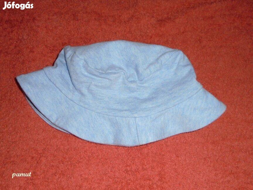 F&F kék és pamut nyári sapka kalap 3-6 hó (méret 68)