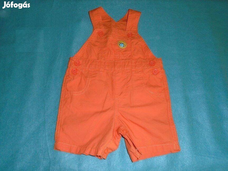 FF narancssárga kantáros rövidnadrág 3-6 hó méret 68