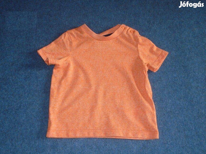 F&F narancssárga póló 6-9 hó (méret 74)