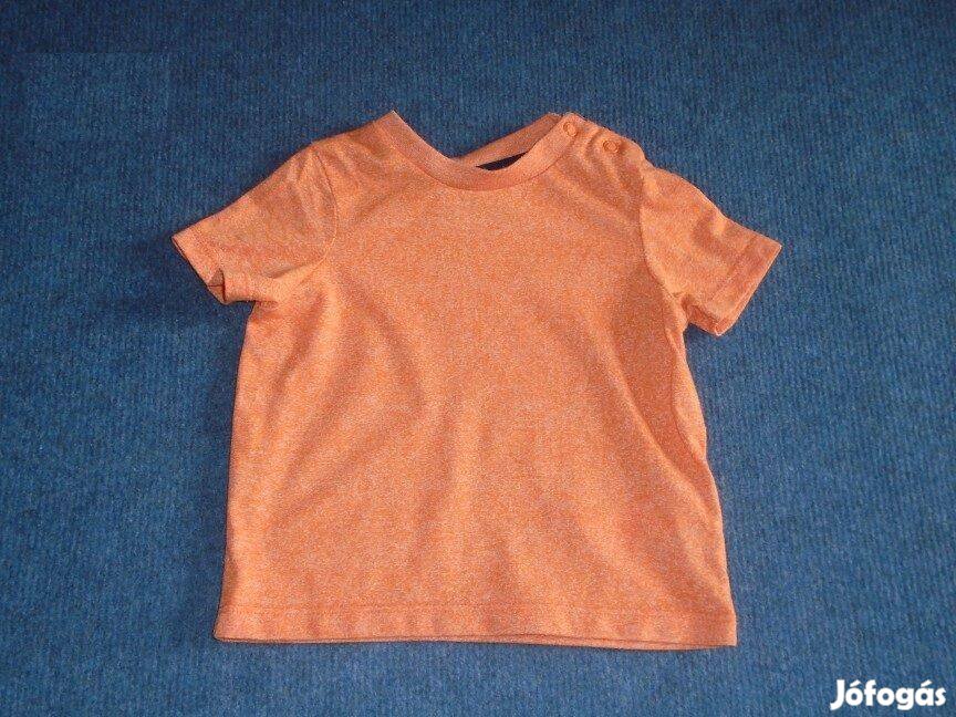 F&F narancssárga színű póló 6-9 hó (méret 74)