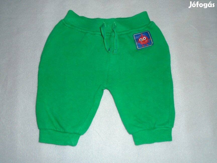 FF zöld jogger nadrág 3-6 hó méret 68