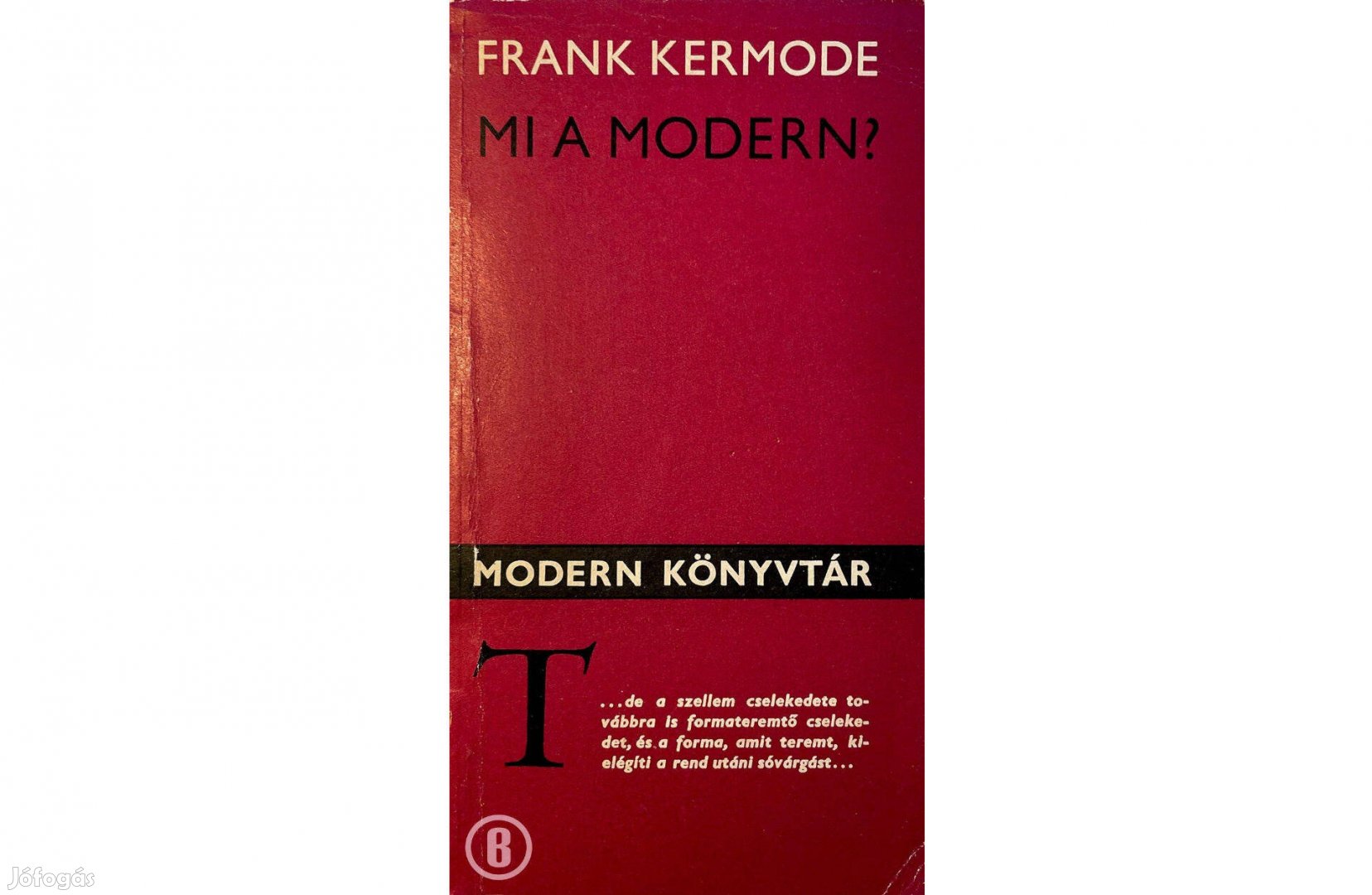 F. Kermode: Mi a modern?