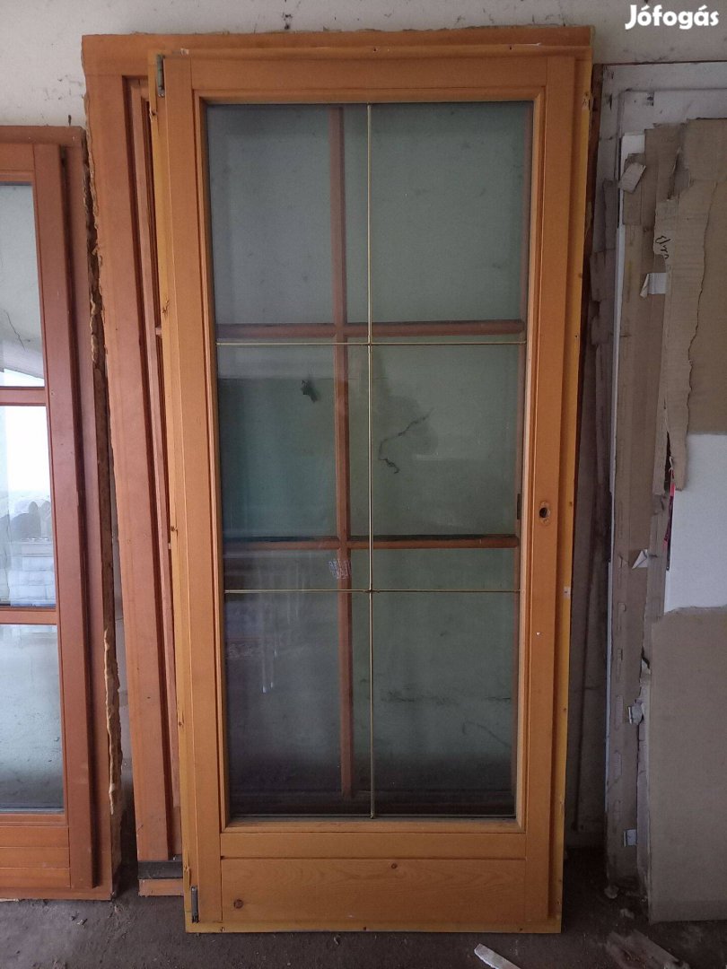 Fa Erkély / Terasz Ajtó 98 cm x 216 cm