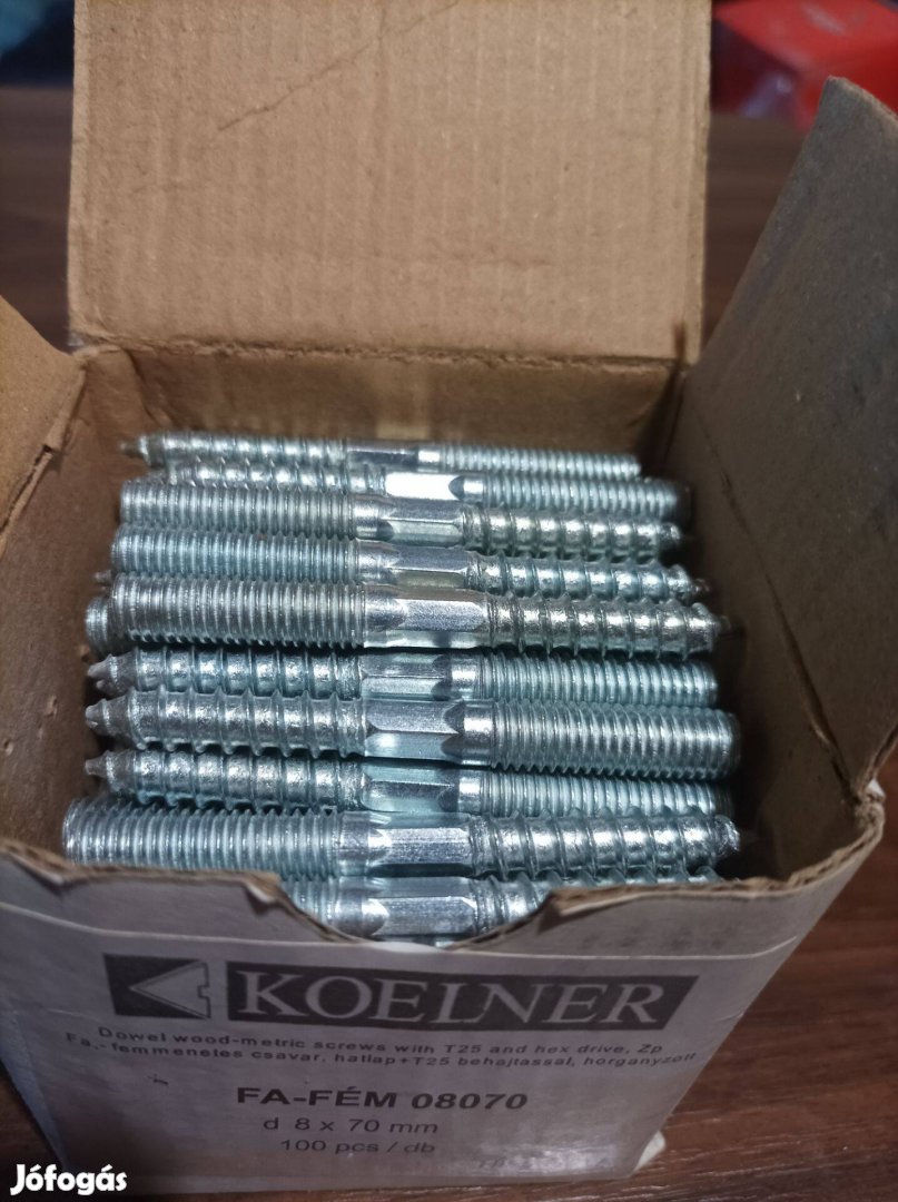 Fa-Fém Menetes Csavar 870 100DB Eladó!