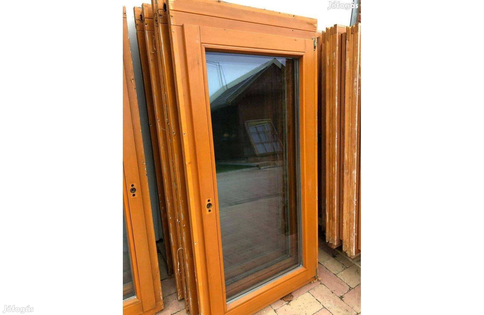Fa ablak 16 db egyforma 73 x 141 cm szép állapotban!