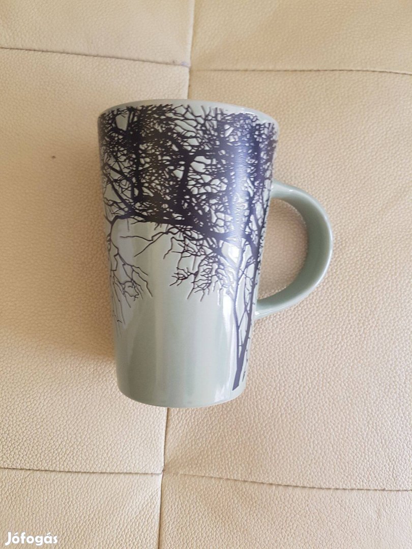 Fa ágrajzolat porcelán kerámia nagyon szép egyedi bögre