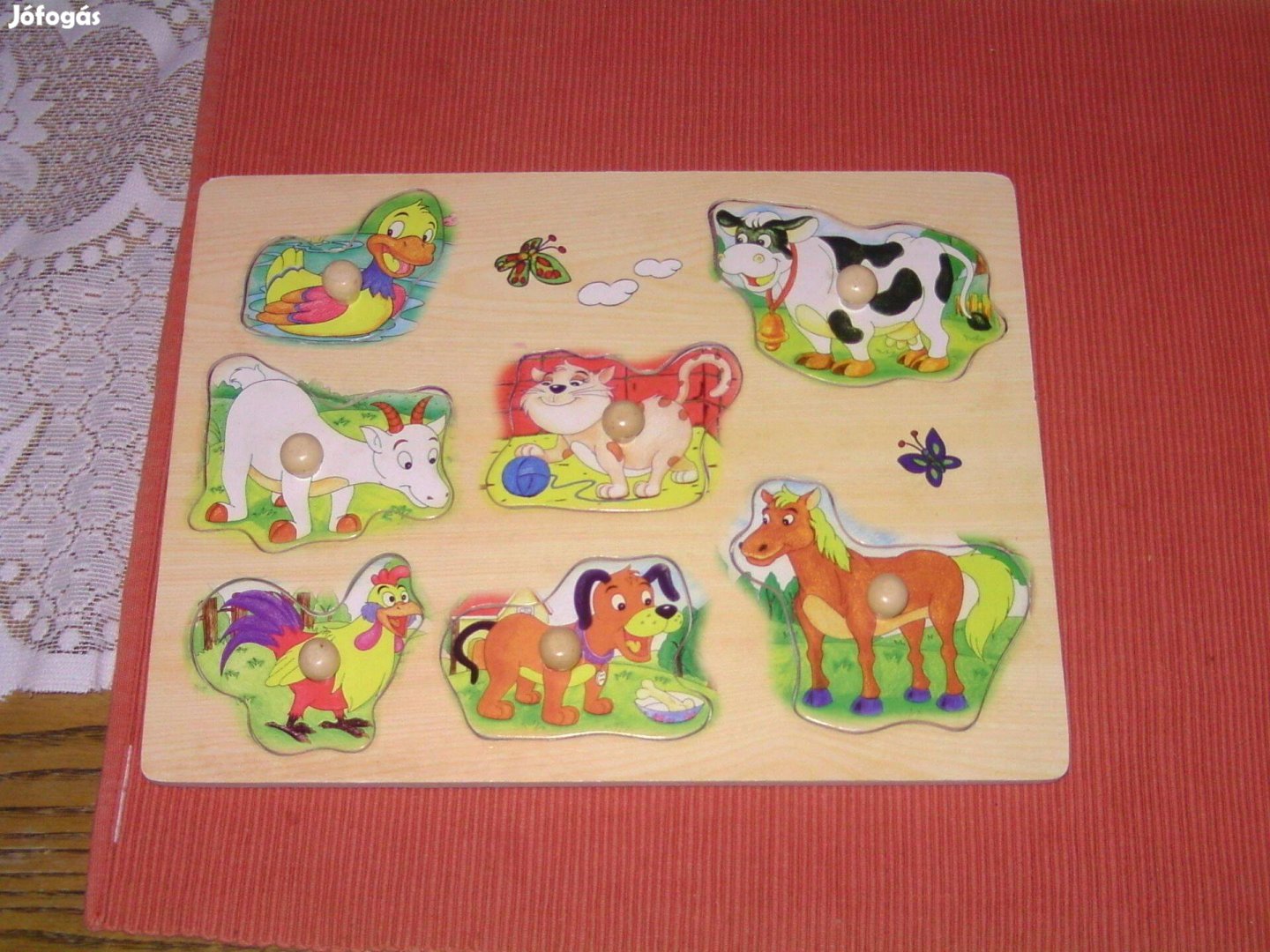 Fa állatos puzzle