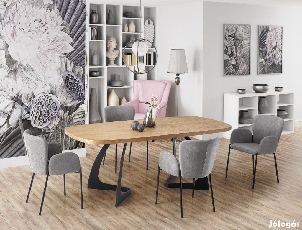 Fa asztallapos étkezőasztal T20221