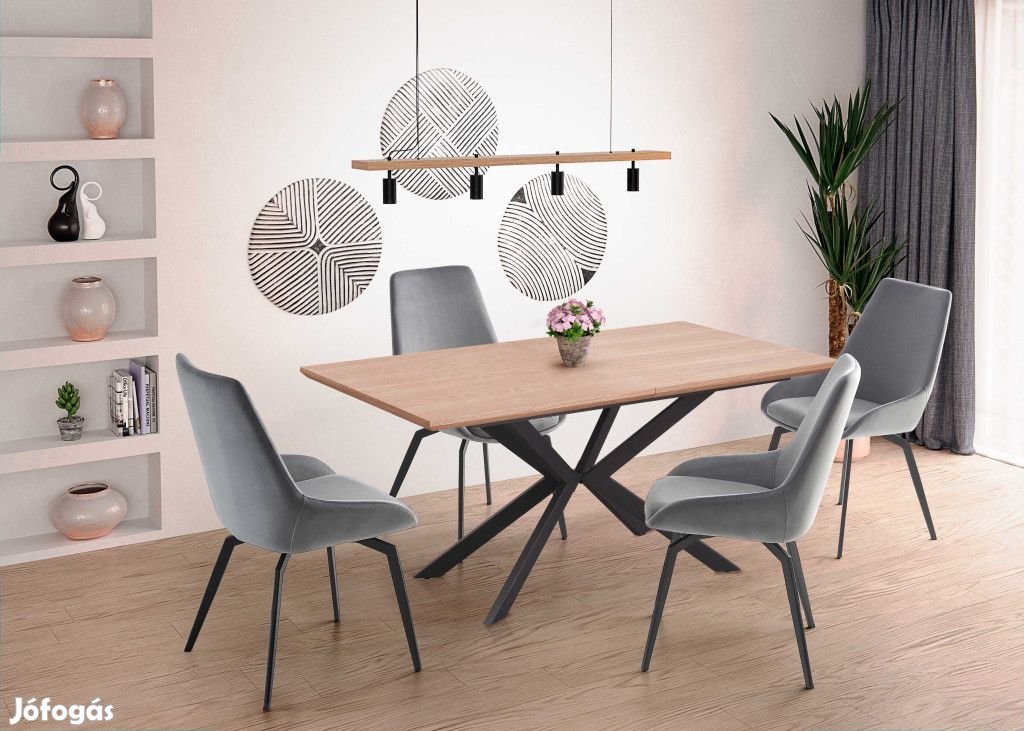 Fa asztallapos étkezőasztal T24365