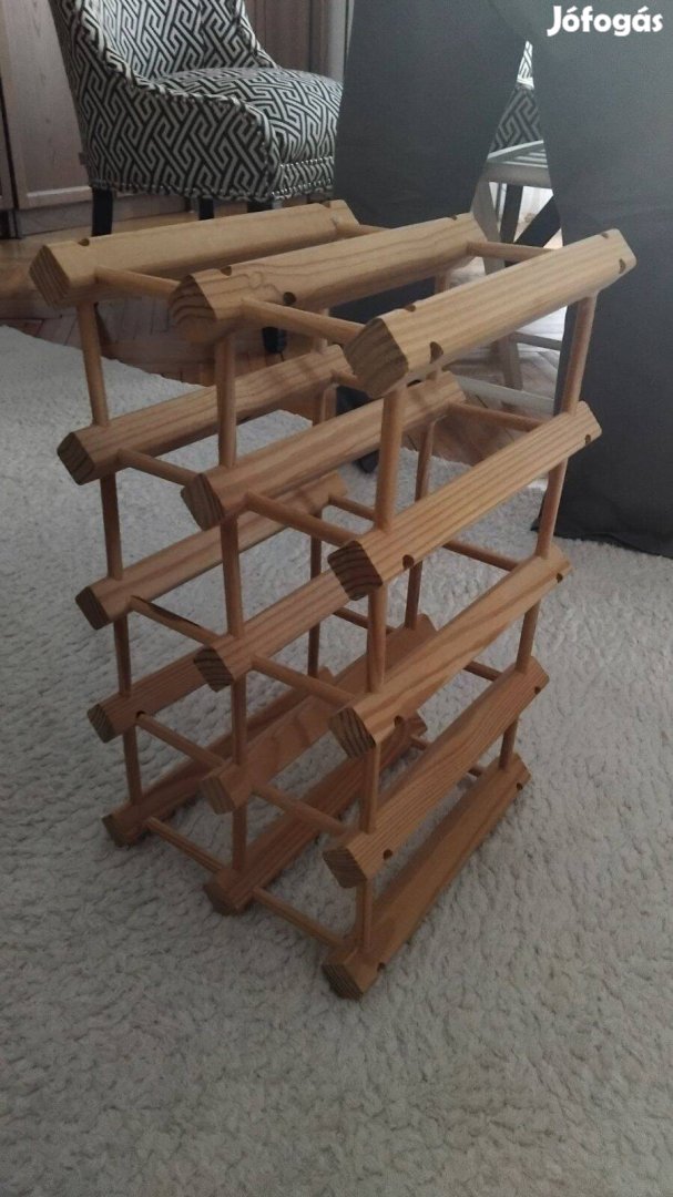 Fa bortartó 8 üveg borhoz