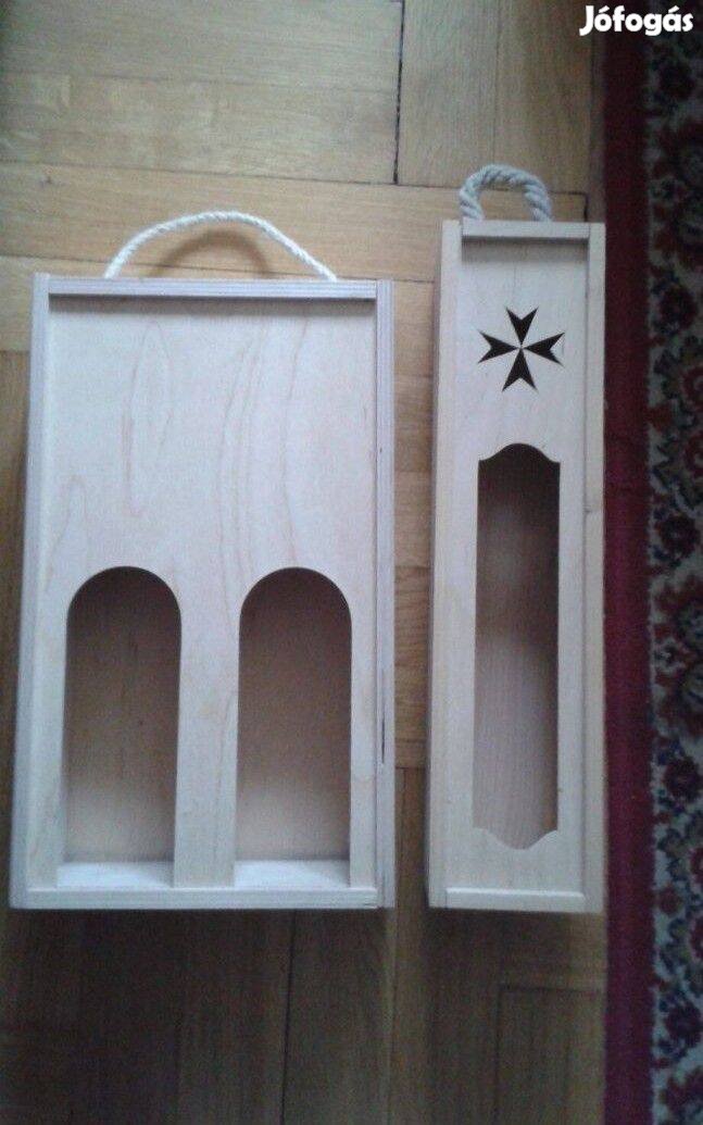 Fa bortartó díszdoboz fadoboz