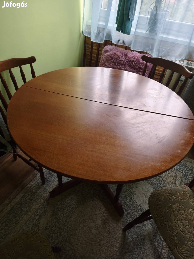 Fa ebédlő asztal