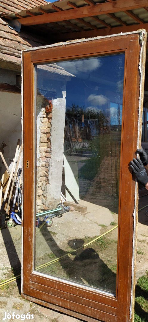 Fa erkély ajtó eladó elcserélhető bukó-nyílók hőszigeteltek
