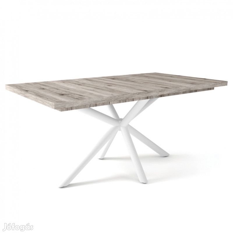 Fa étkezőasztal fehér lábbal San remo tölgy T28048-2-6943