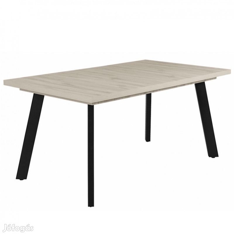 Fa étkezőasztal fekete lábbal Justus tölgy T28825-2-7045