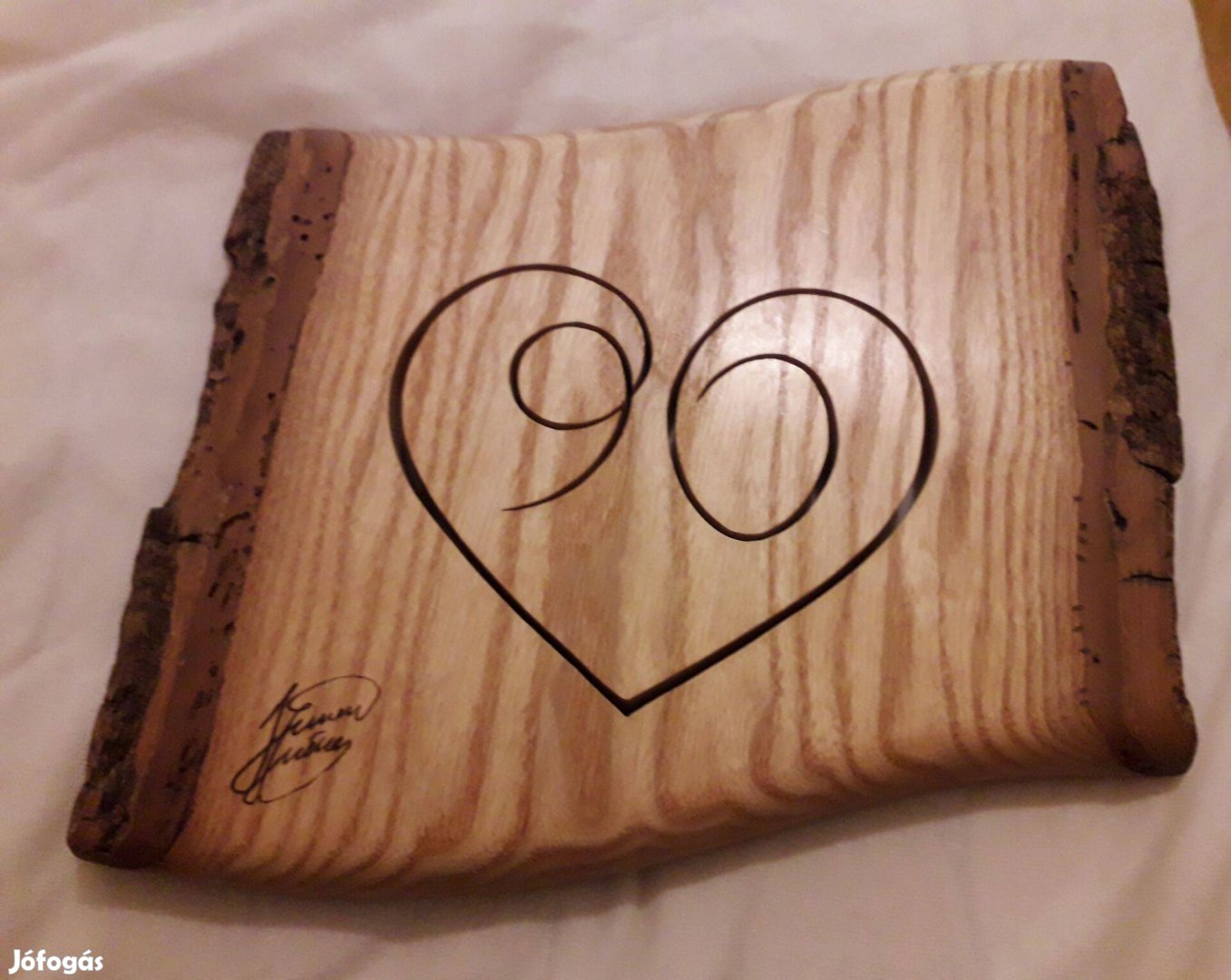 Fa faragás-Simon András 90 éves születésnapra egyedi ajándék