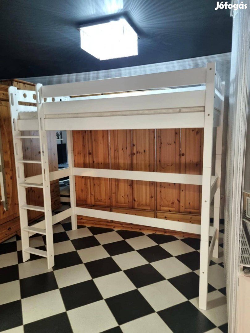 Fa galériaágy 90x200