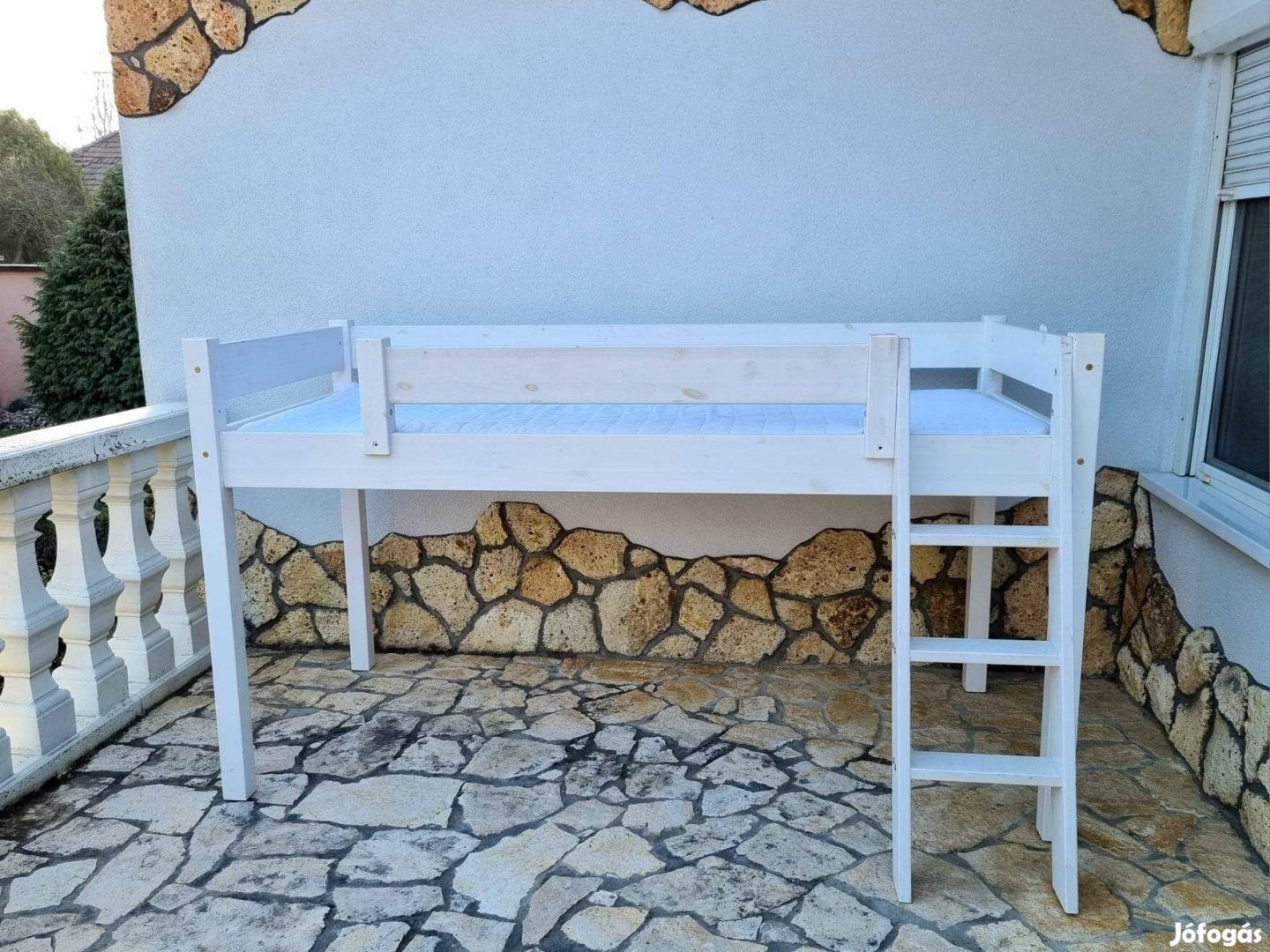 Fa galériaágy 90x200