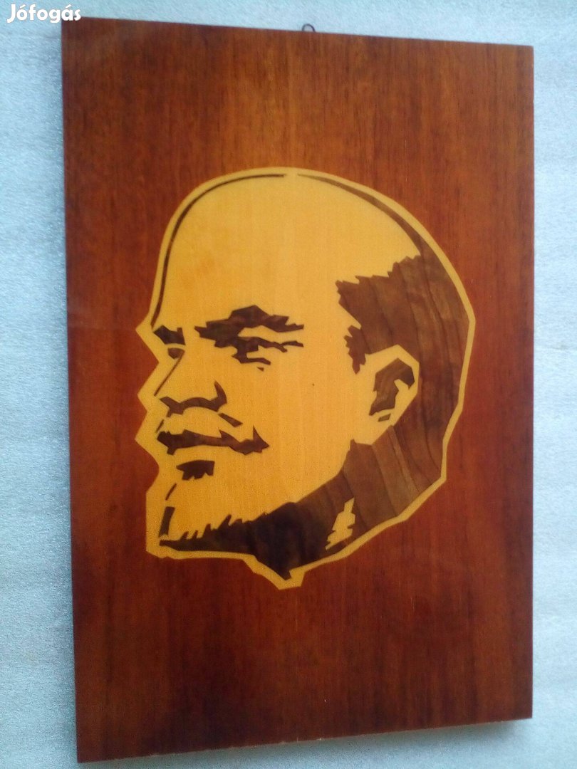 Fa intarziás falikép "Lenin"