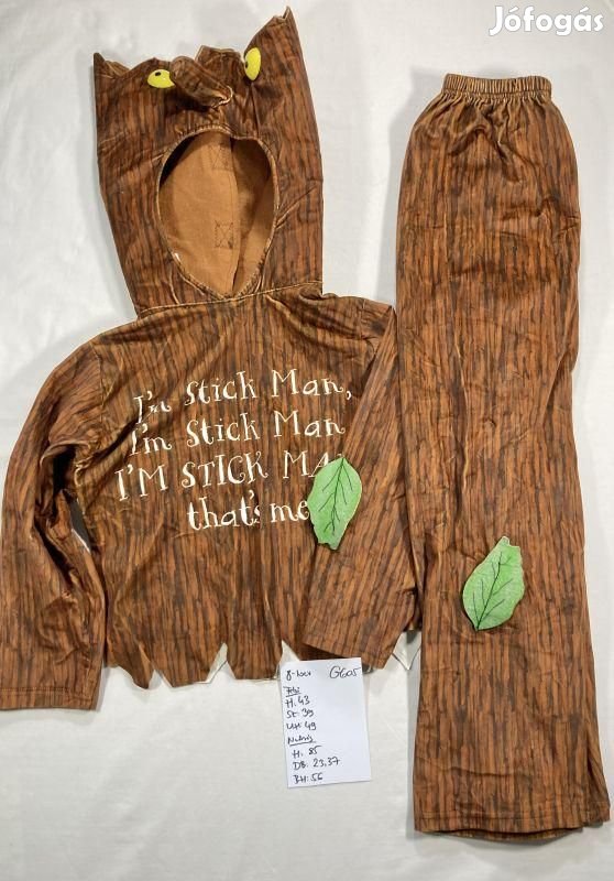 Fa jelmez, Stick Man jelmez G605