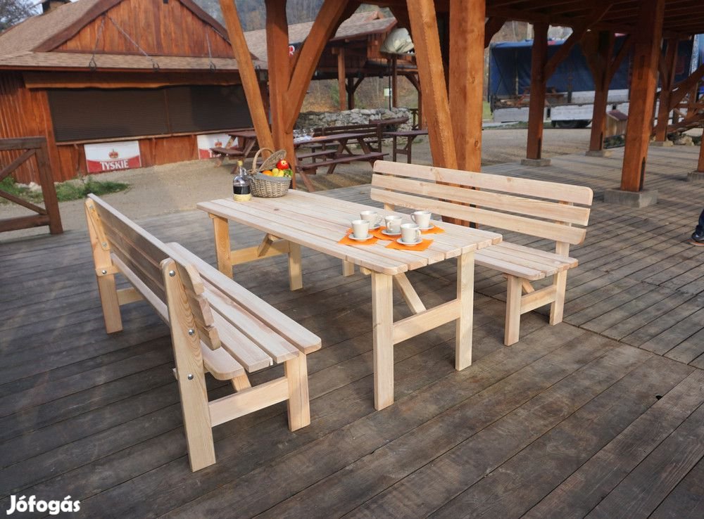 Fa kerti étkező garnitúra 190542972