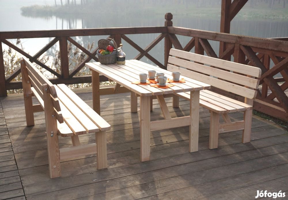 Fa kerti étkező garnitúra 190542973