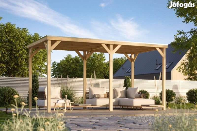 Fa kerti pavilon szett P97541