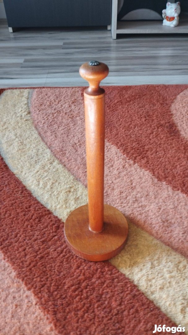 Fa konyhai papírtörlő tartó