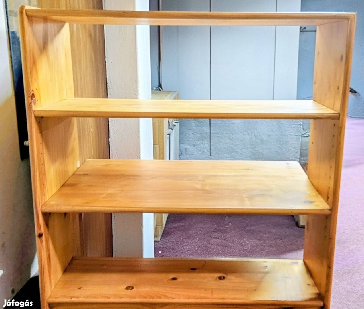Fa könyvespolc eladó
