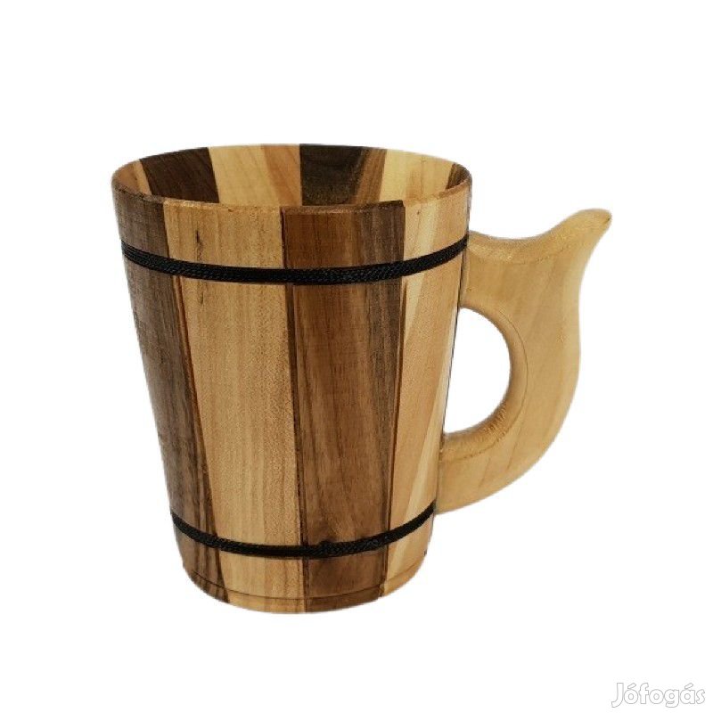 Fa korsó 10 cm-es