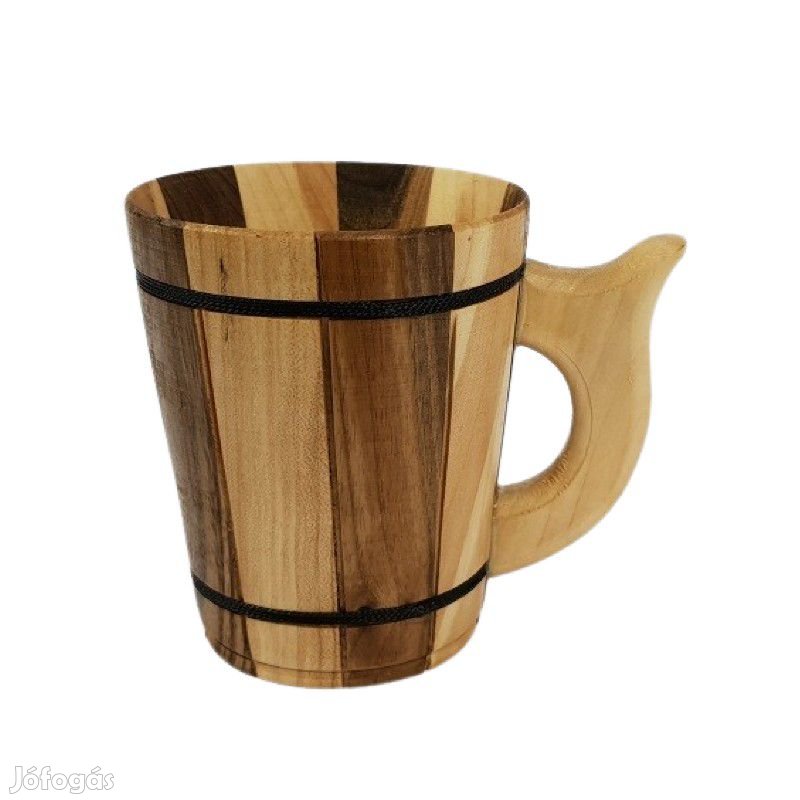 Fa korsó 10 cm-es