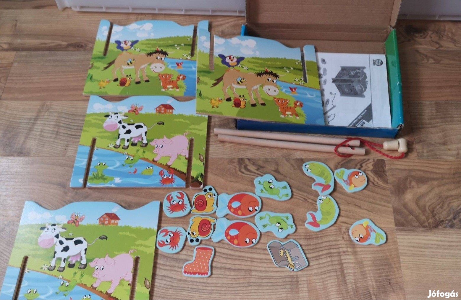 Fa mágneses horgászós játék Playtive Junior