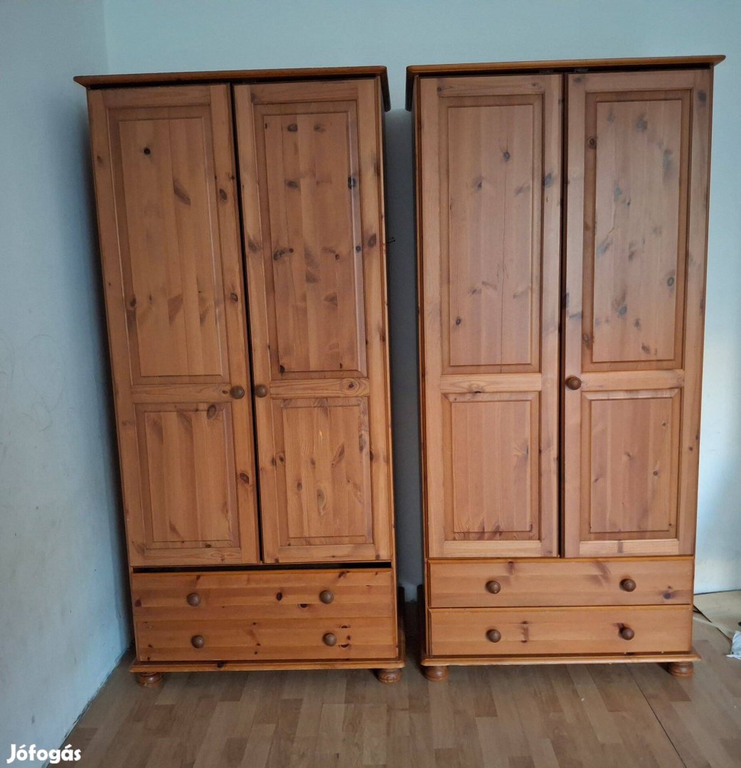Fa,pácolt ruhásszekrény, ruhás szekrény, gardrób IKEA