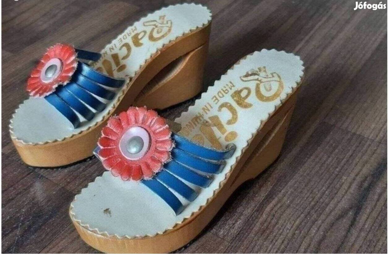 Fa papucs " Dísztárgy"