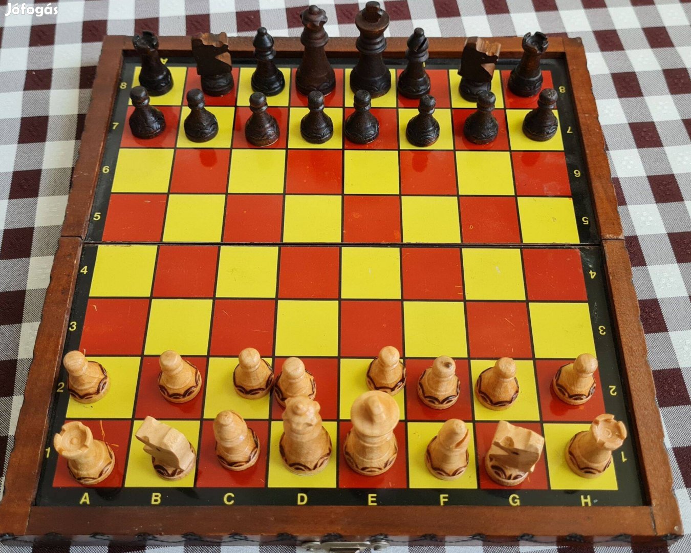 Fa sakk készlet mágneses