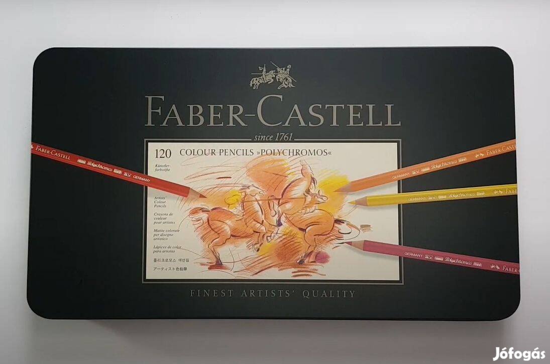 Faber Castell Polychromos színesceruza készlet (120 db) (Új)