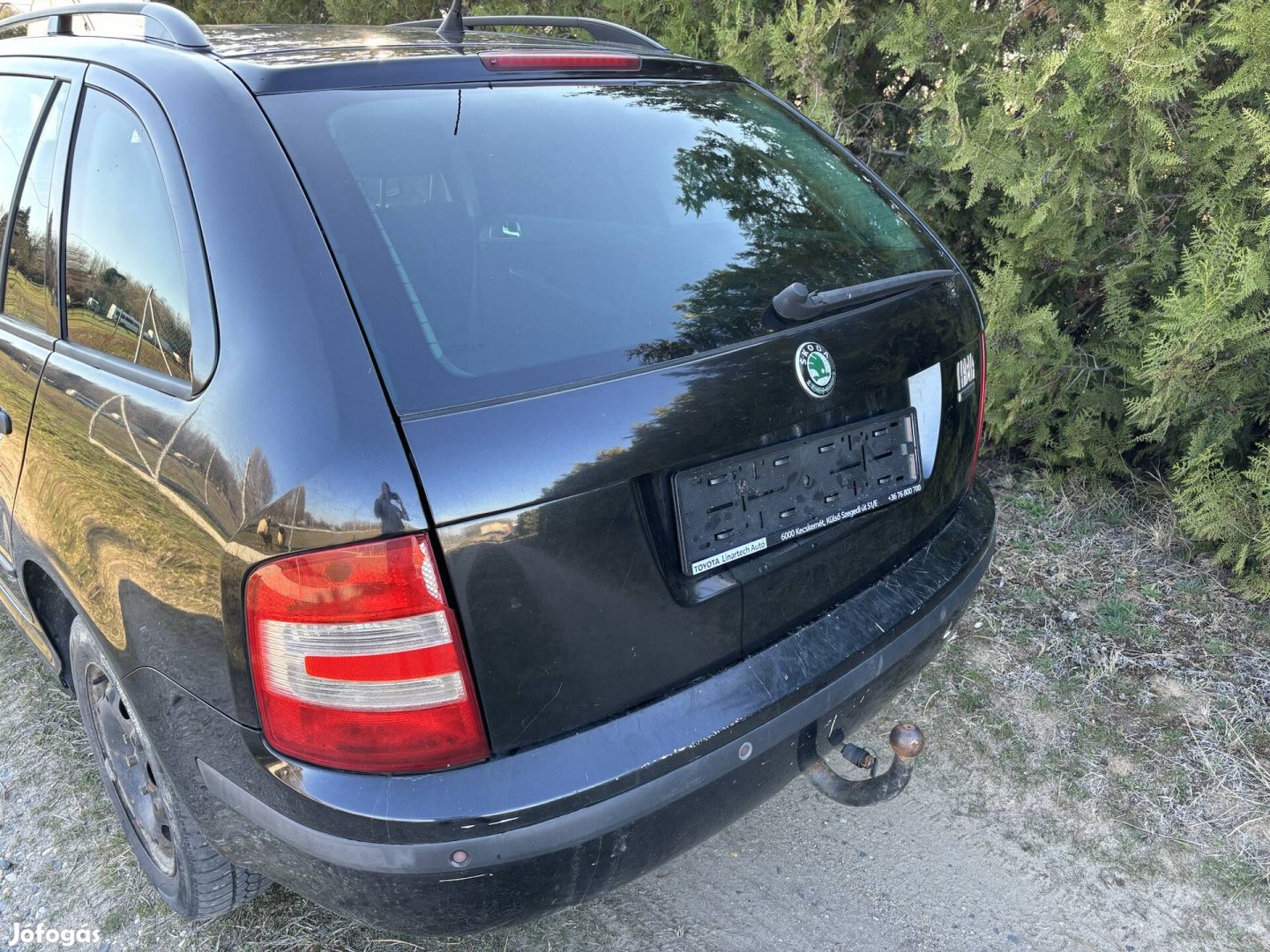 Fabia csomagtér ajtó lámpa vonóhorog 