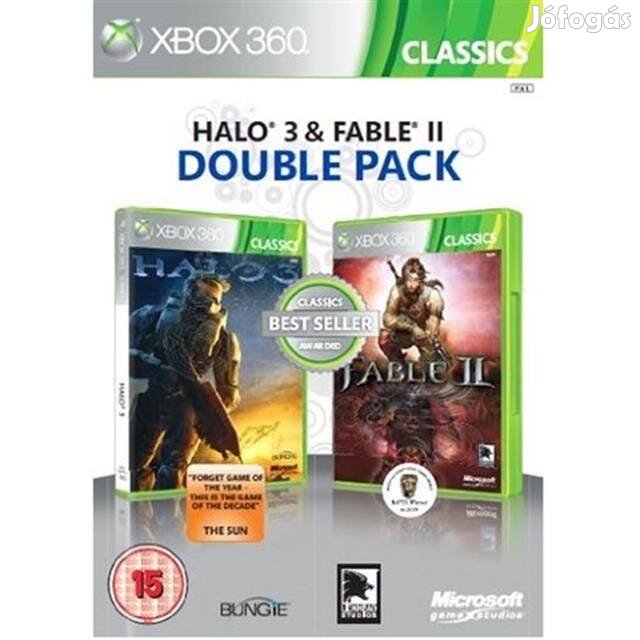 Fable 2 + Halo 3 eredeti Xbox 360 játék