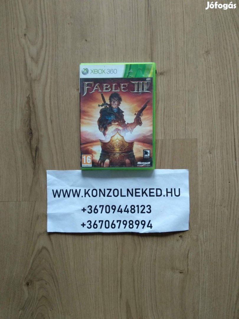 Fable III (3) Xbox One Kompatibilis Xbox 360 játék