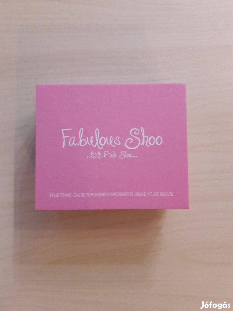 Fabulous Shoo pink cipő alakú női parfüm 30ml - Nem használt!