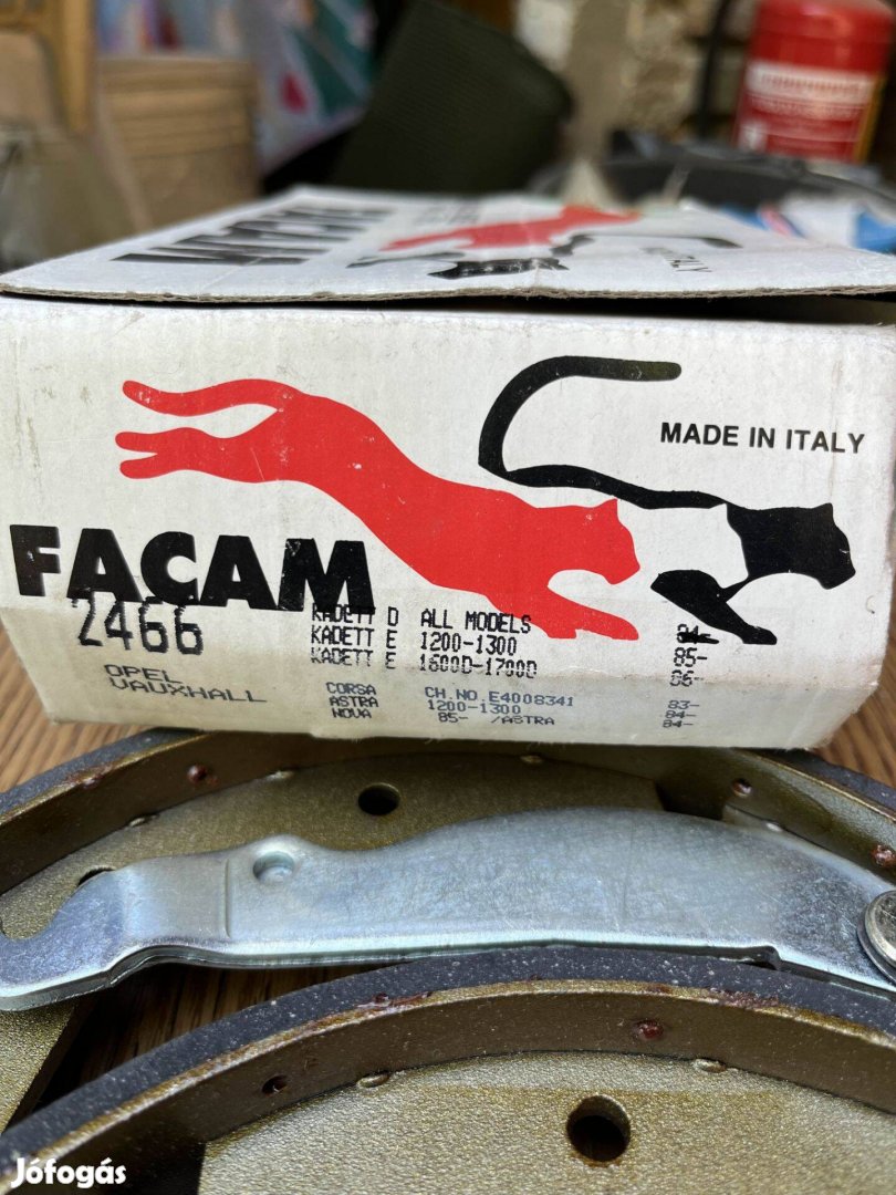 Facam fék pofák